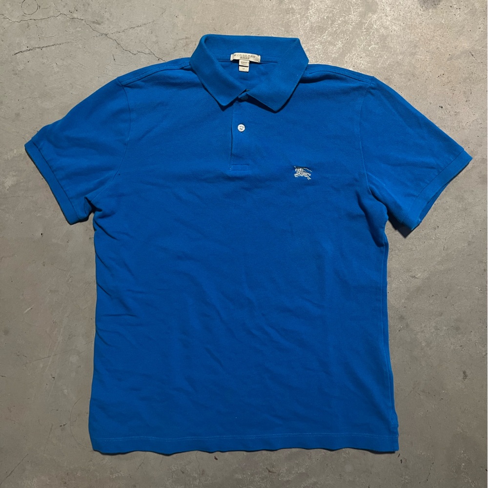 Burberry Royal Blue Polo Shirt